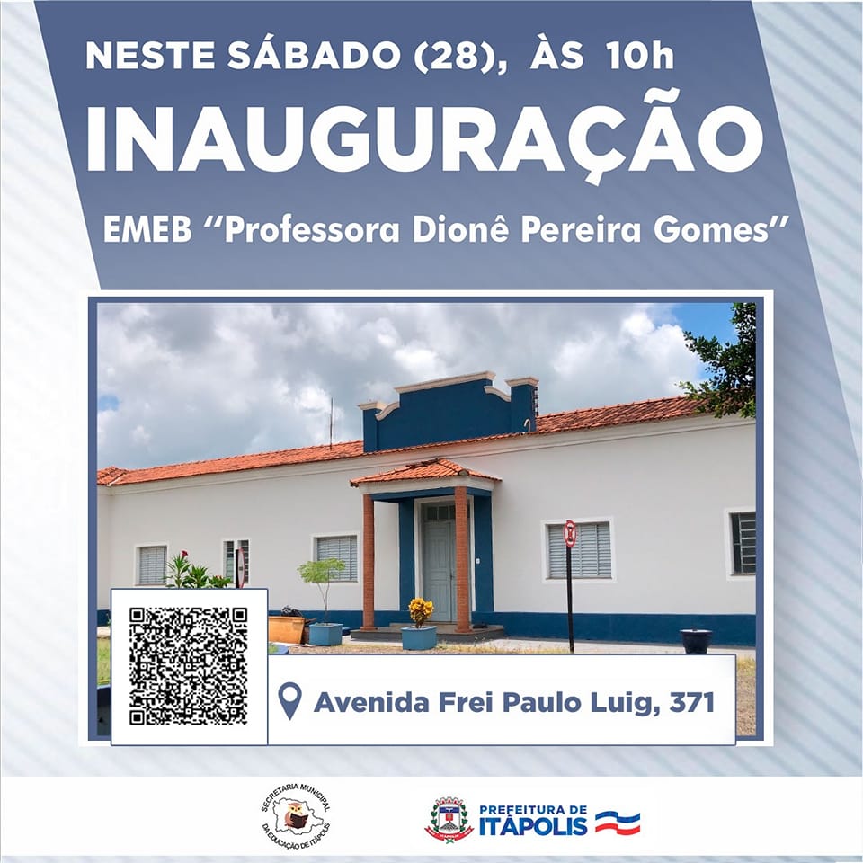 EMEB “Professora Dionê Pereira Gomes” - Primeira FM - 99,9 - Itápolis
